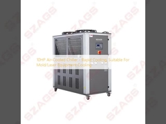 Chiller refroidi à l'air de 10 chevaux - Refroidissement rapide, adapté au refroidissement de l'équipement de moulage/laser