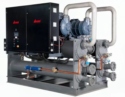 acheter Chiller à vis à tubes de cuivre refroidi à l'air à haut rendement avec condensateur à tubes de cuivre à nageoires online manufacture