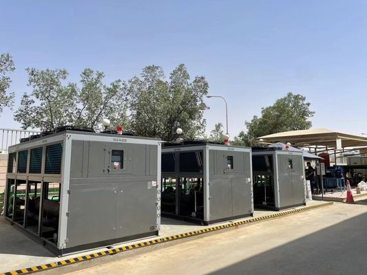 acheter Chiller à vis refroidi à l'air pour plastique à compresseur Hanbell de 120 tonnes online manufacture