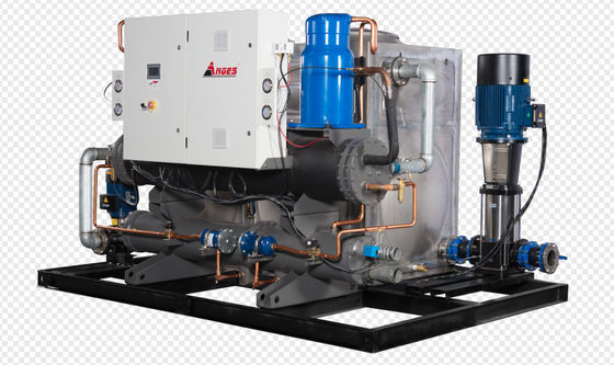 acheter Chiller à vis refroidi à l'eau de 100 chevaux Chillers à eau pour processus industriels pour l'impression et la ligne de stratification de films BOPP online manufacture