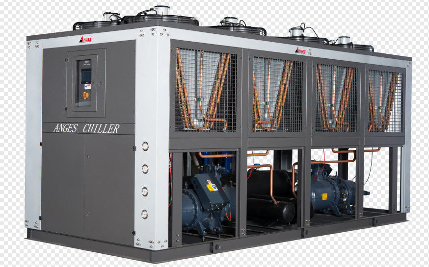 Compresseur à vis refroidi à l'air de 120 chevaux Chiller chimique industriel de 120 tonnes Pour tuyaux en plastique PVC