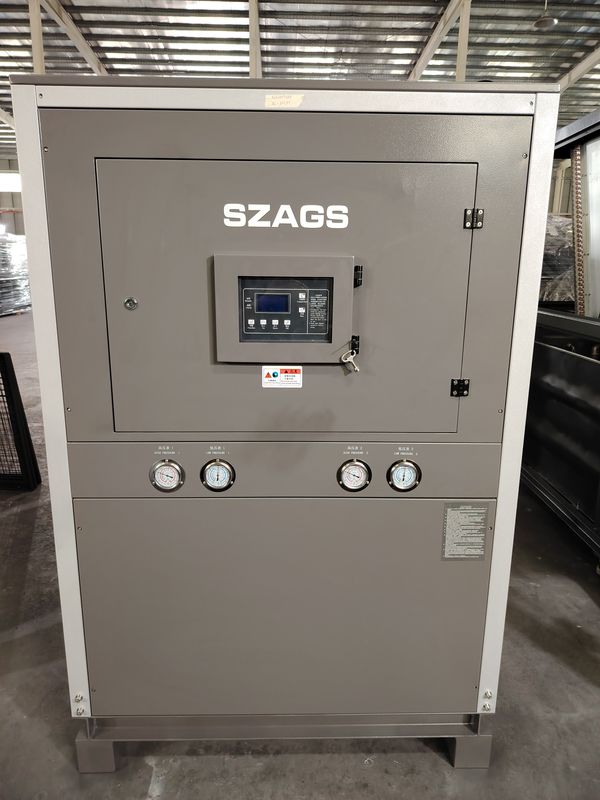 Solution de réfrigération industrielle 20HP refroidisseur à air pour le moulage par injection/plaquage/refroidissement laser économe en énergie