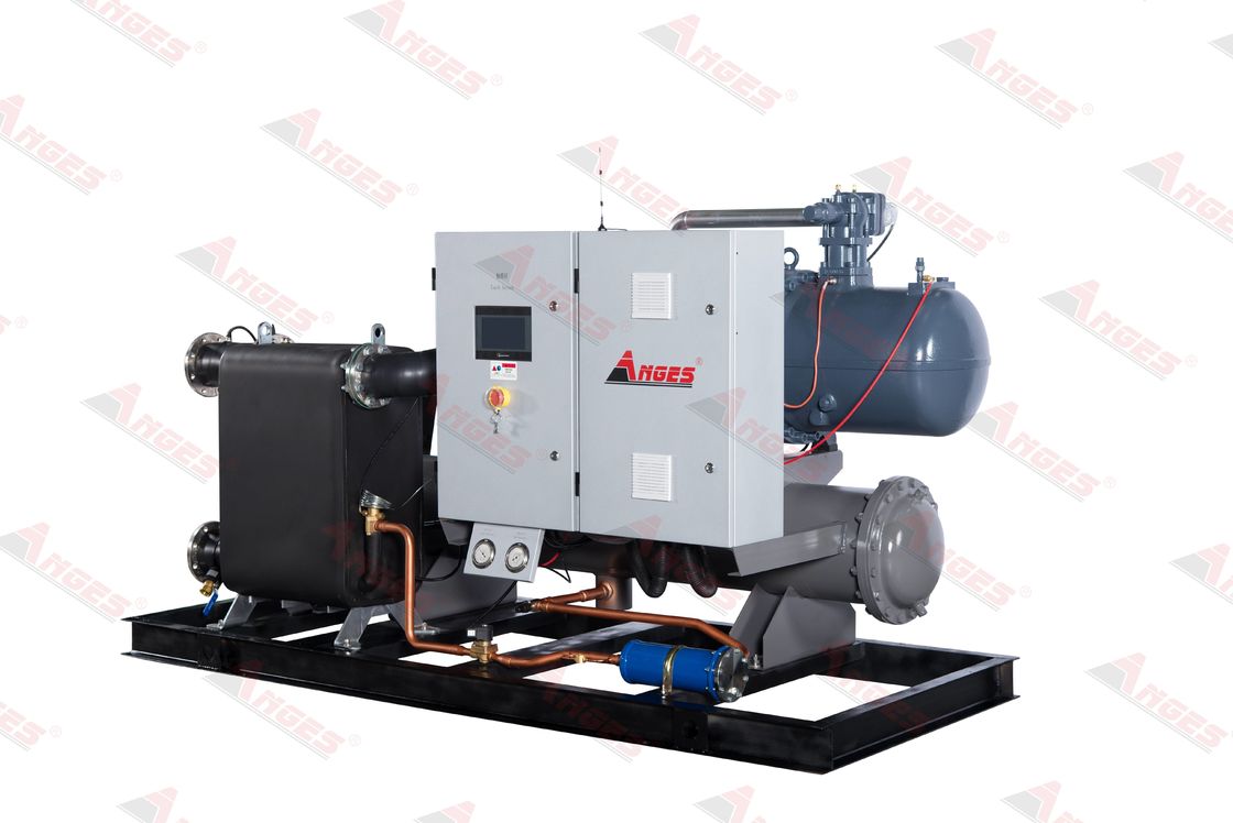 400RT Chiller à double compresseur à grande capacité de refroidissement Chiller à vis refroidi à l'eau pour l'industrie des boissons