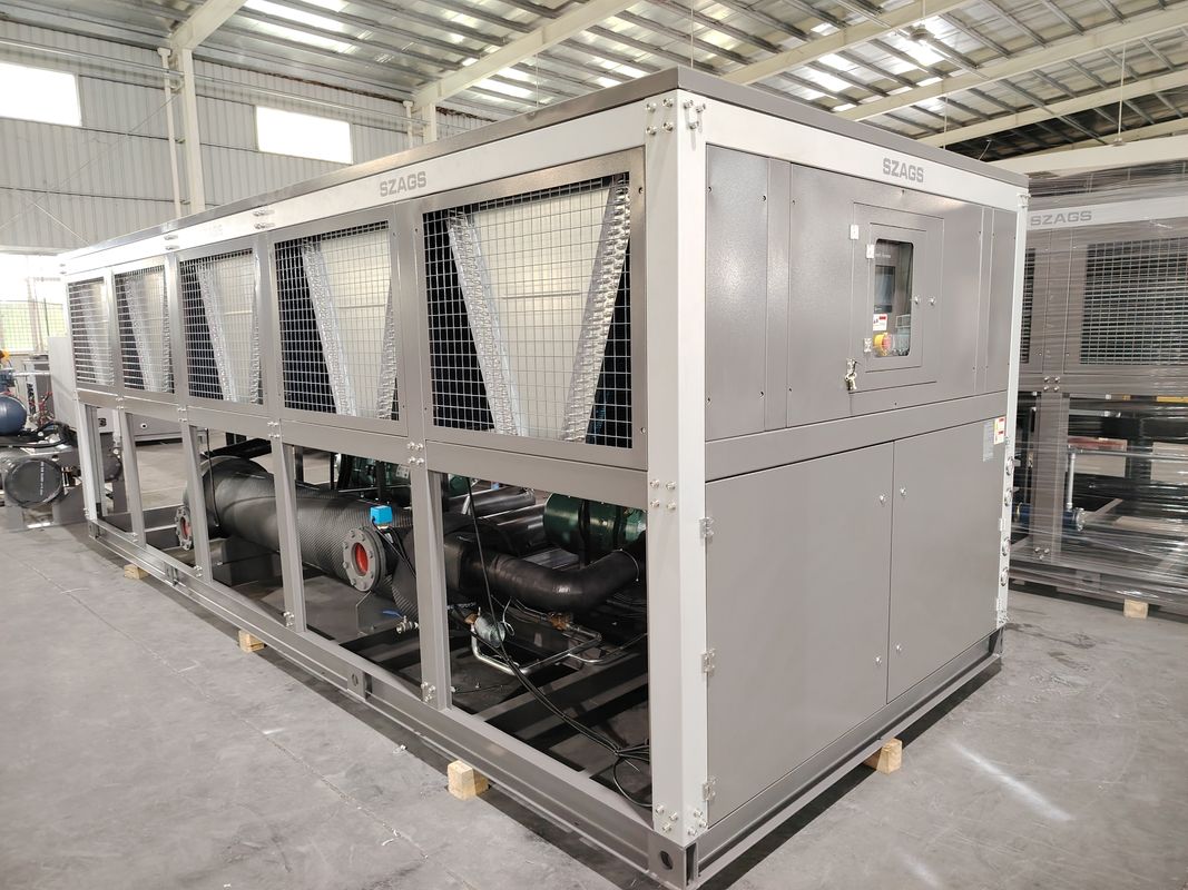 Chiller à vis semi-hermétique de 240 ch pour la production de matières plastiques