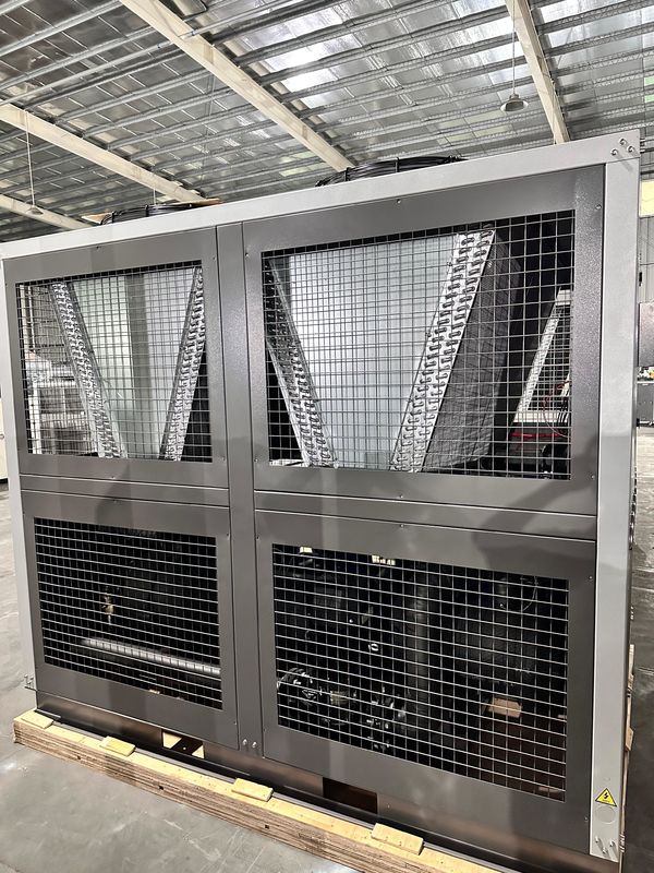Produit d'usine 60HP refroidi à l'air Chiller industriel d'eau 60 Tonnes type de roulement Glycol Chiller avec quatre compresseurs de roulement