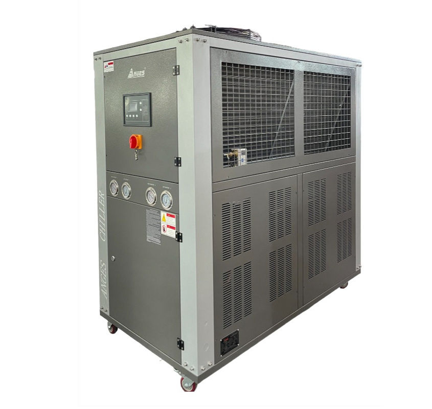 8 tonnes refroidi à l'air Chiller industriel d'eau 23kW Chiller à rouleaux de type glycol