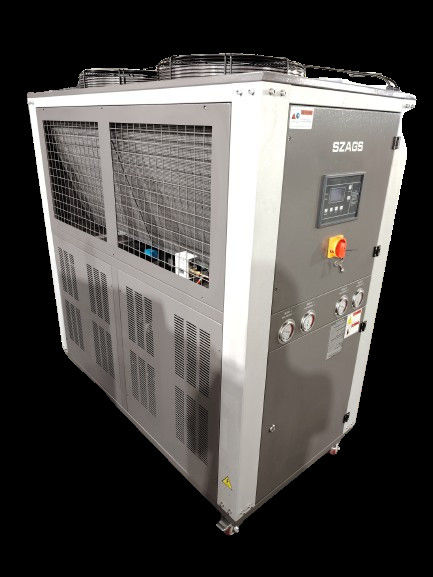 8 tonnes refroidi à l'air Chiller industriel d'eau 23kW Chiller à rouleaux de type glycol