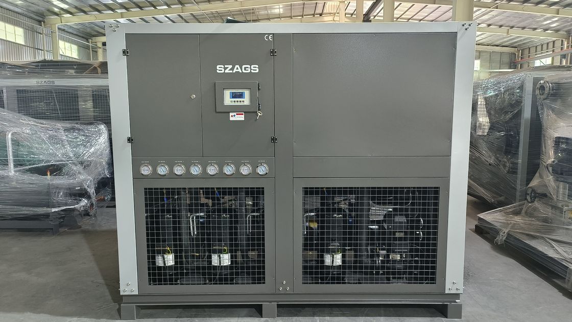 RÉFRIER à l'eau industriel à haute efficacité de 40 chevaux 130 kW RÉFRIER à l'eau en rouleau pour machine à injection
