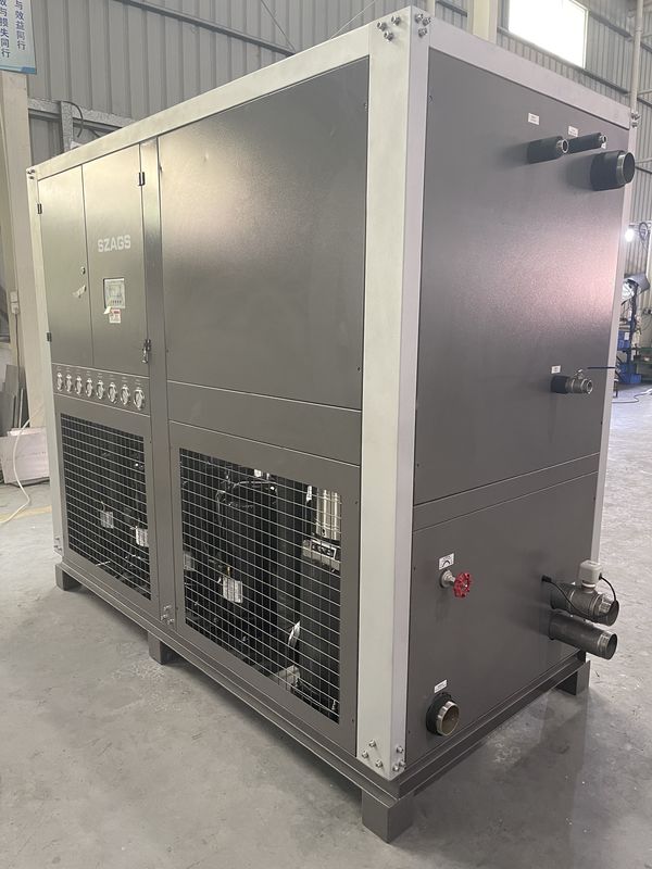 RÉFRIER à l'eau industriel à haute efficacité de 40 chevaux 130 kW RÉFRIER à l'eau en rouleau pour machine à injection