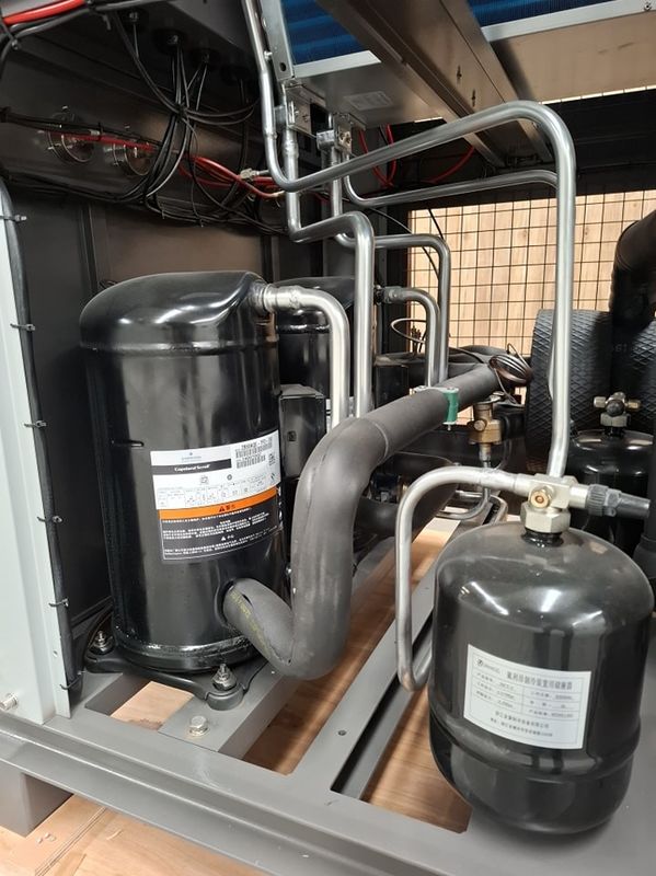 5HP refroidisseur d'eau industriel Traitement du plastique 5RT refroidisseur à air pour refroidissement chimique pharmaceutique Condensateur de tubes de cuivre