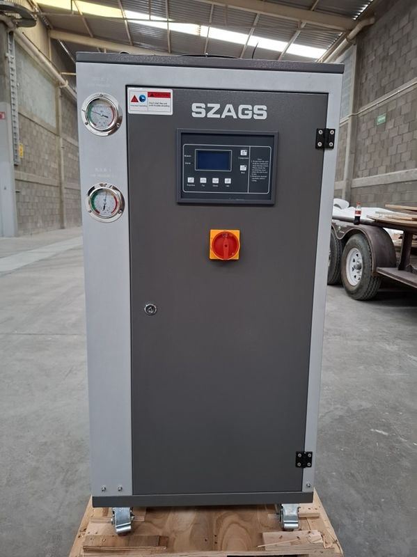 5HP refroidisseur d'eau industriel Traitement du plastique 5RT refroidisseur à air pour refroidissement chimique pharmaceutique Condensateur de tubes de cuivre