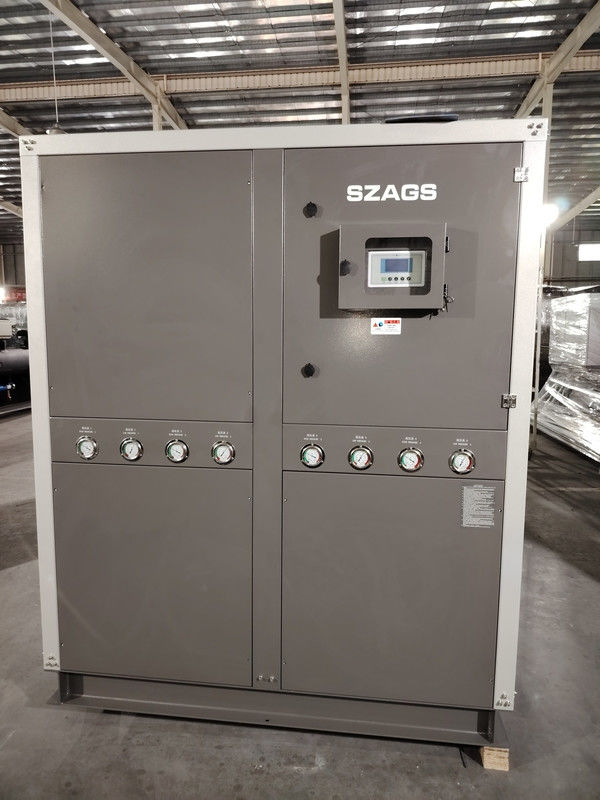 40 tonnes refroidi à l'air type rouleau refroidisseur d'eau 144KW système industriel refroidi à l'air pour la machine d'extrusion