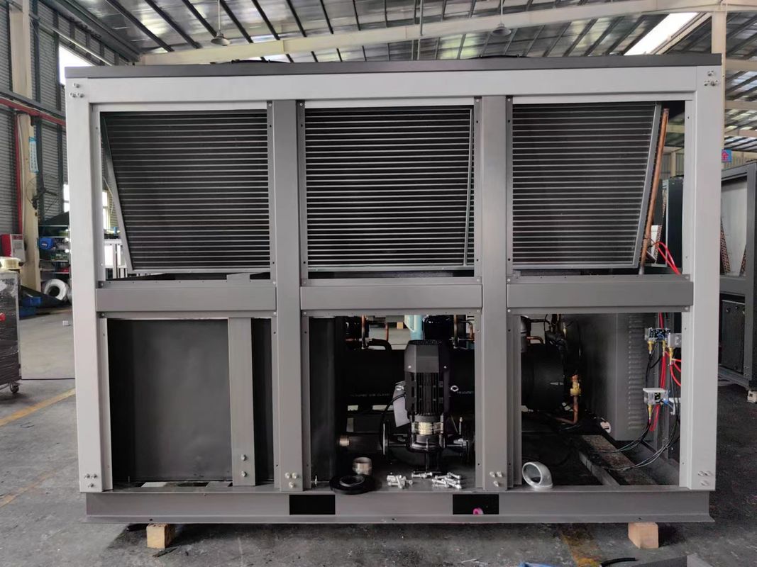 Chiller industriel à eau à refroidissement par air de 50 tonnes avec quatre compresseurs pour machine de moulage par injection