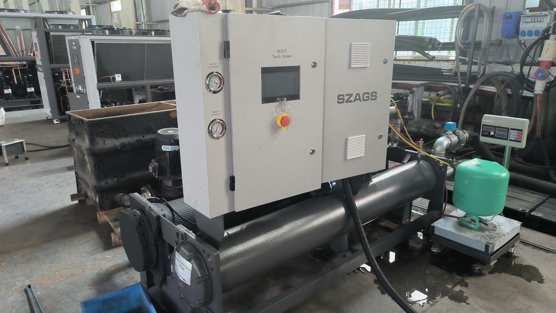 60hp Water-cooled  Screw Type Chiller Use For Plastic Machine