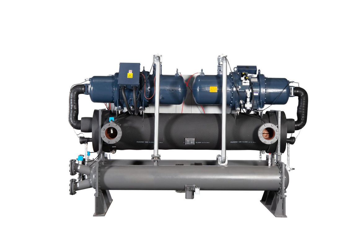 Chiller à vis refroidi à l'eau à haute efficacité énergétique de 240 chevaux pour lignes de moulage par injection de grande capacité