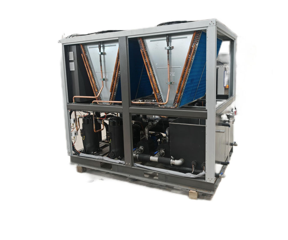 Chiller de laboratoire refroidi à l'air avec pompe à eau de circulation à basse température intégrée et support de réservoir d'eau en acier inoxydable Température de sortie de l'eau -5C