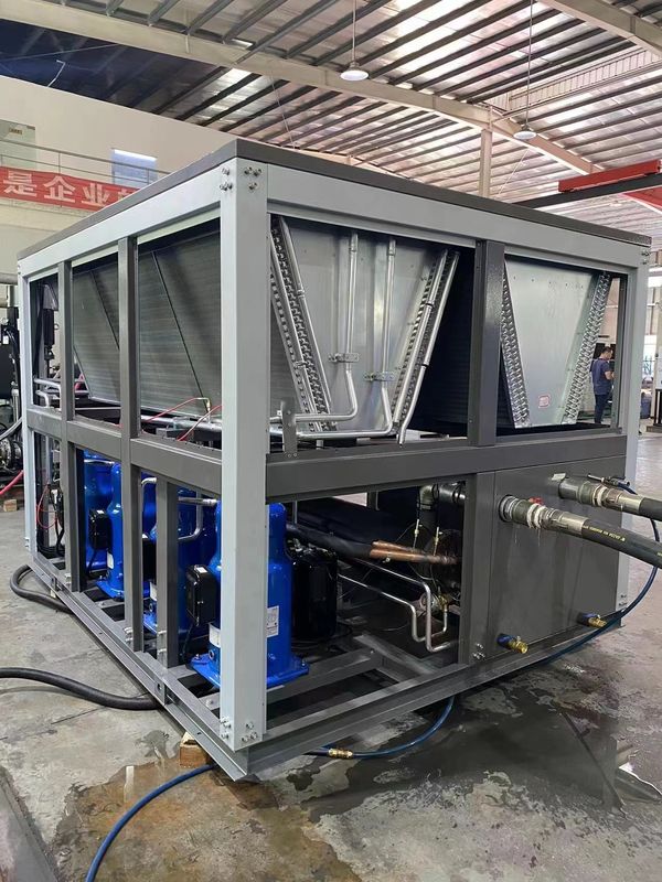 60HP Air Cooled Scroll Chiller Industrial Process Water Chillers For Printing And BOPP Film Lamination Line