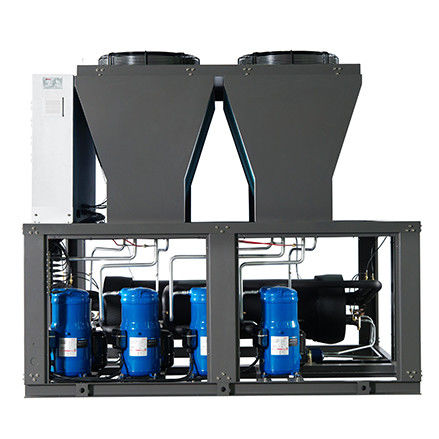 Refroidisseur d'eau refroidi par air industriel du refroidisseur 50HP 50Ton pour le refroidisseur de défilement refroidi par air modulaire de machine de moulage par injection