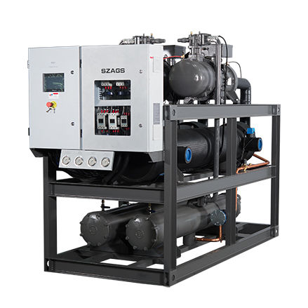 Refroidisseur central refroidi à l'eau à vis 140hp 380V 50HZ