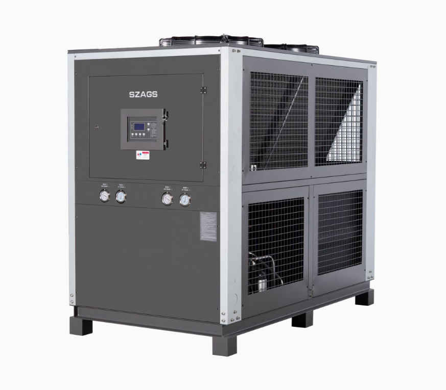 Refroidisseur de glycol à air de 20 CV, compresseur de type scroll économe en énergie, refroidisseur industriel pour machines de moulage par injection