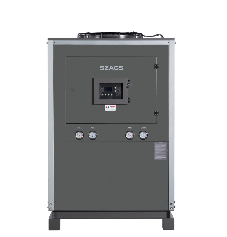 Refroidisseur de glycol à air de 20 CV, compresseur de type scroll économe en énergie, refroidisseur industriel pour machines de moulage par injection