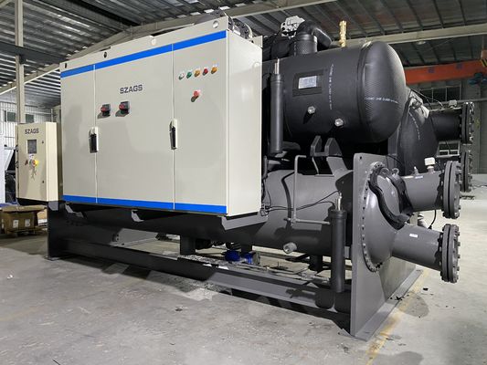 Chiller refroidi à l'eau de fréquence 125RT avec roulement magnétique et fréquence variable 440kw Économie d'énergie